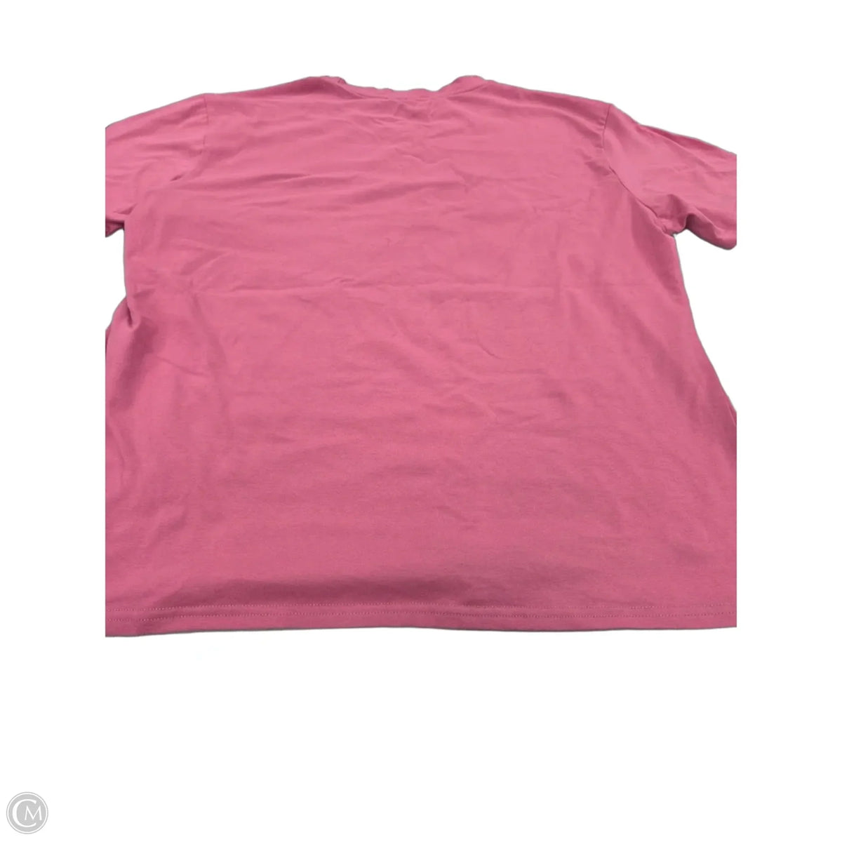 Top Short Sleeve Basic By Cmf In Pink, Size: Xl