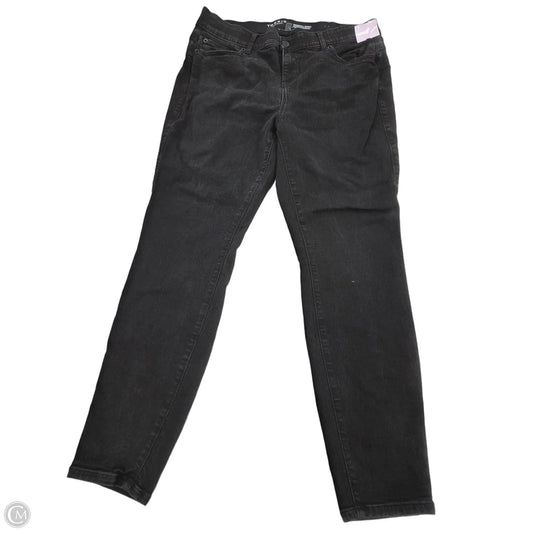 Jeans Skinny By Torrid In Black Denim, Size: 18