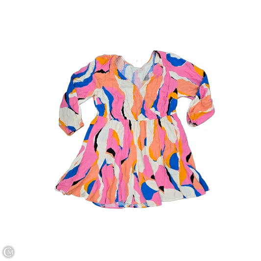 Dress Casual Short By Ava & Viv In Pink, Size: 2x