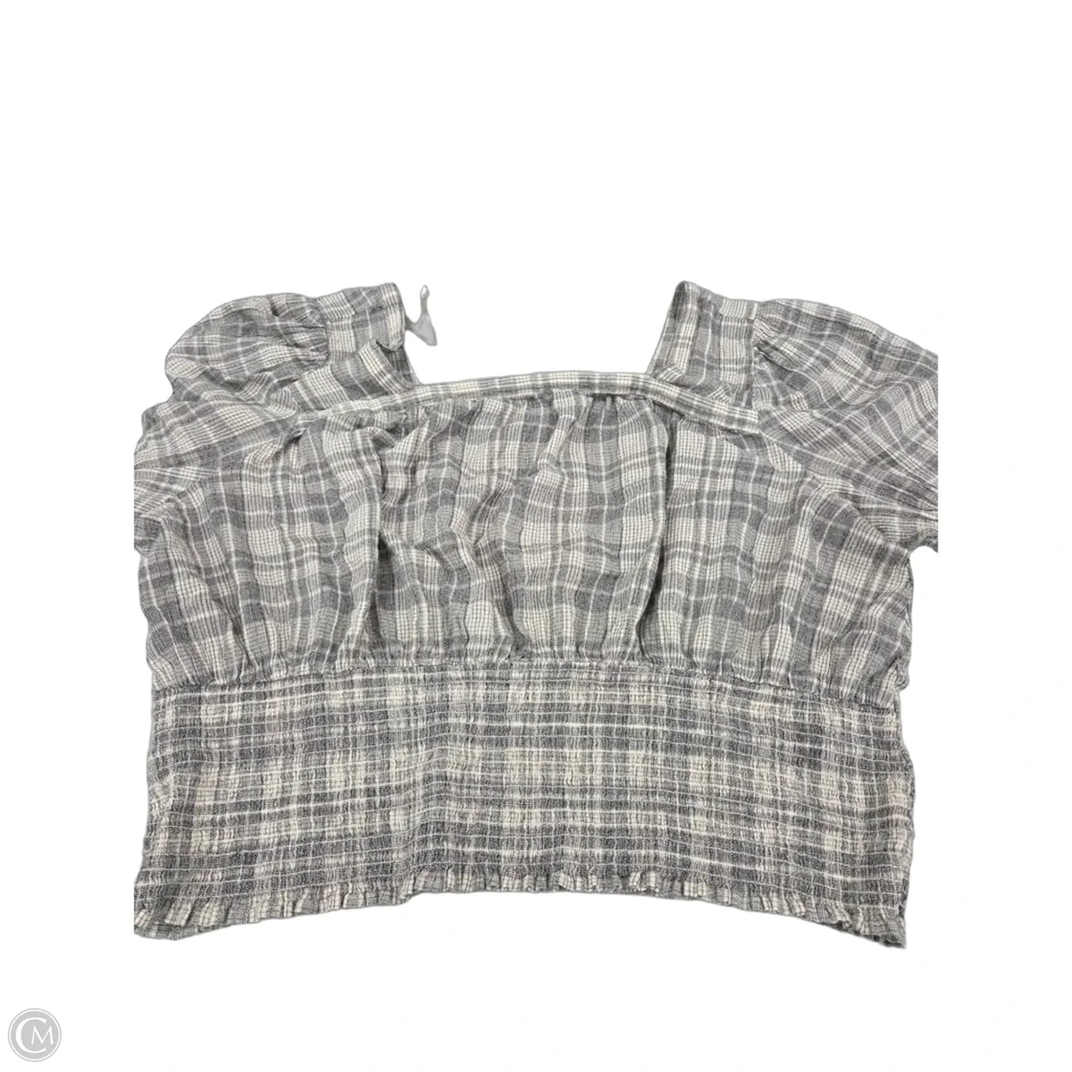 Top Short Sleeve By Universal Thread In Black & Cream, Size: 4x