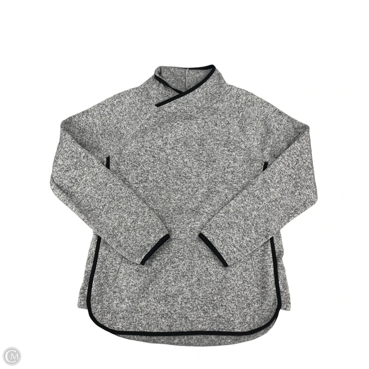 Top Long Sleeve By Tek Gear In Grey, Size: M
