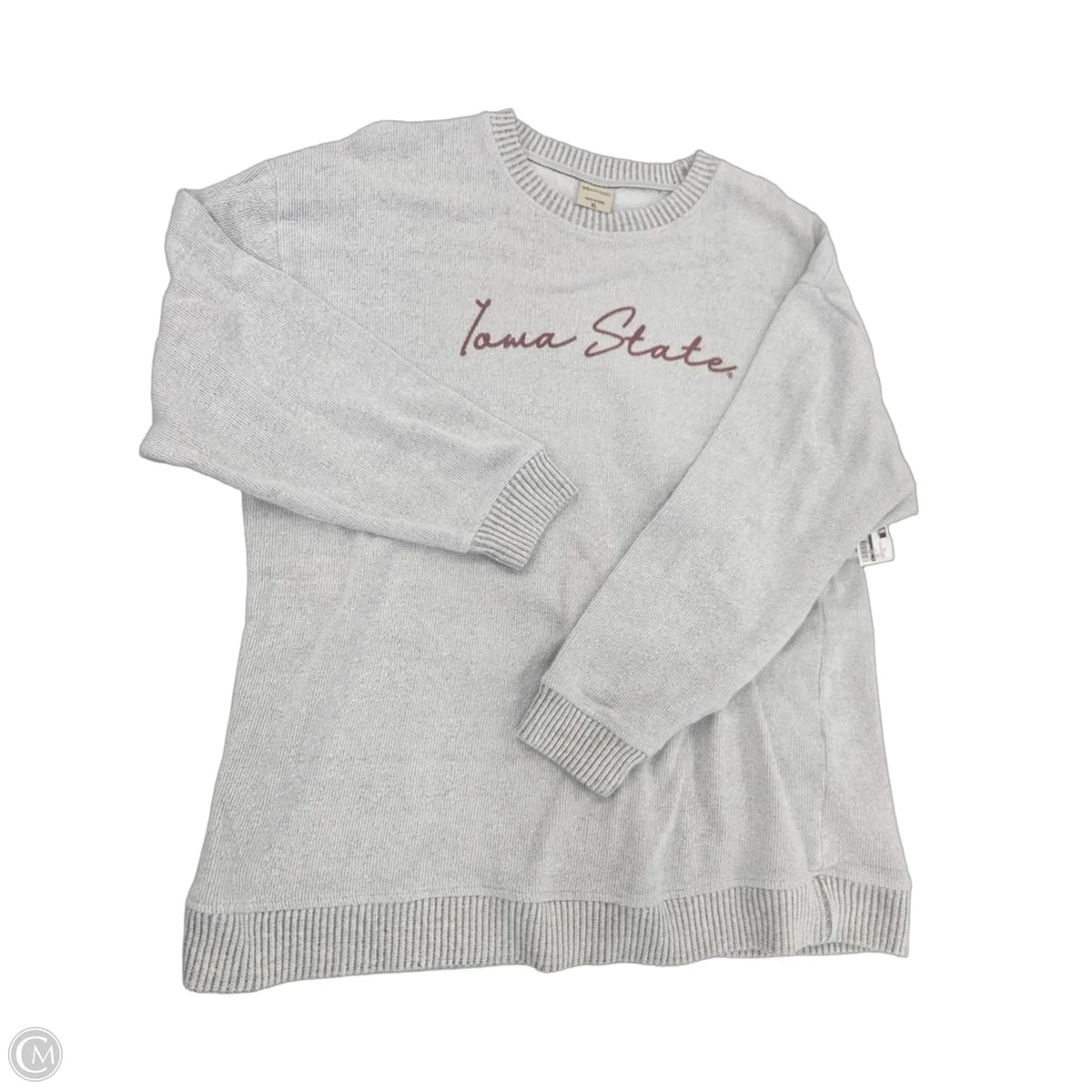 Top Long Sleeve By Cmc In Grey, Size: Xl
