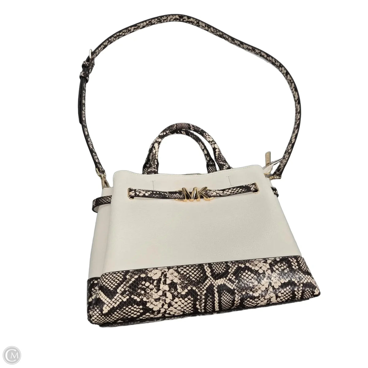 Handbag Leather By Michael By Michael Kors, Size: Medium