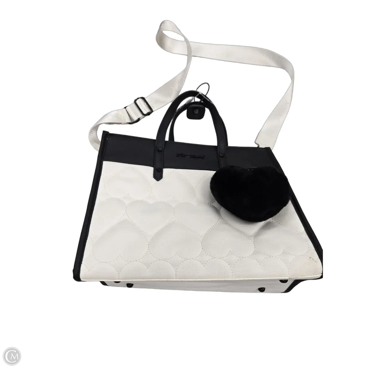 Handbag Leather By Betsey Johnson, Size: Medium