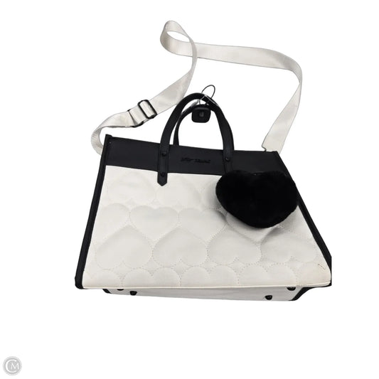 Handbag Leather By Betsey Johnson, Size: Medium