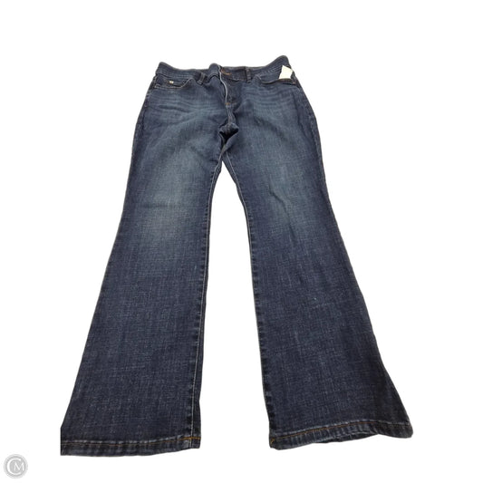 Jeans Boot Cut By Lee In Blue Denim, Size: 16