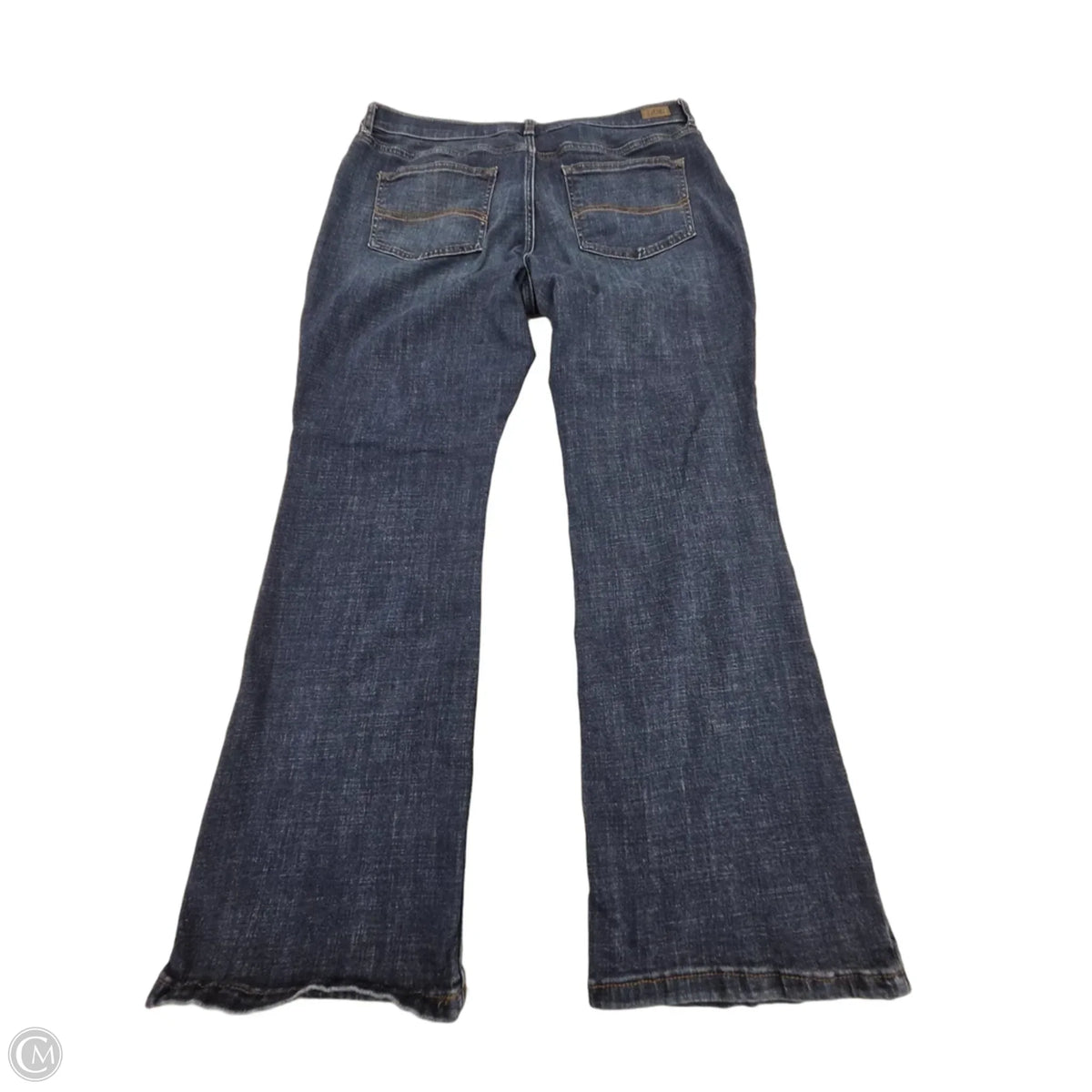 Jeans Boot Cut By Lee In Blue Denim, Size: 16