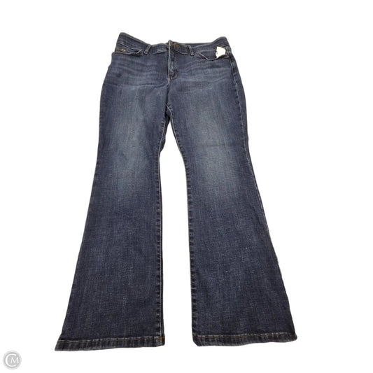 Jeans Boot Cut By Lee In Blue Denim, Size: 16