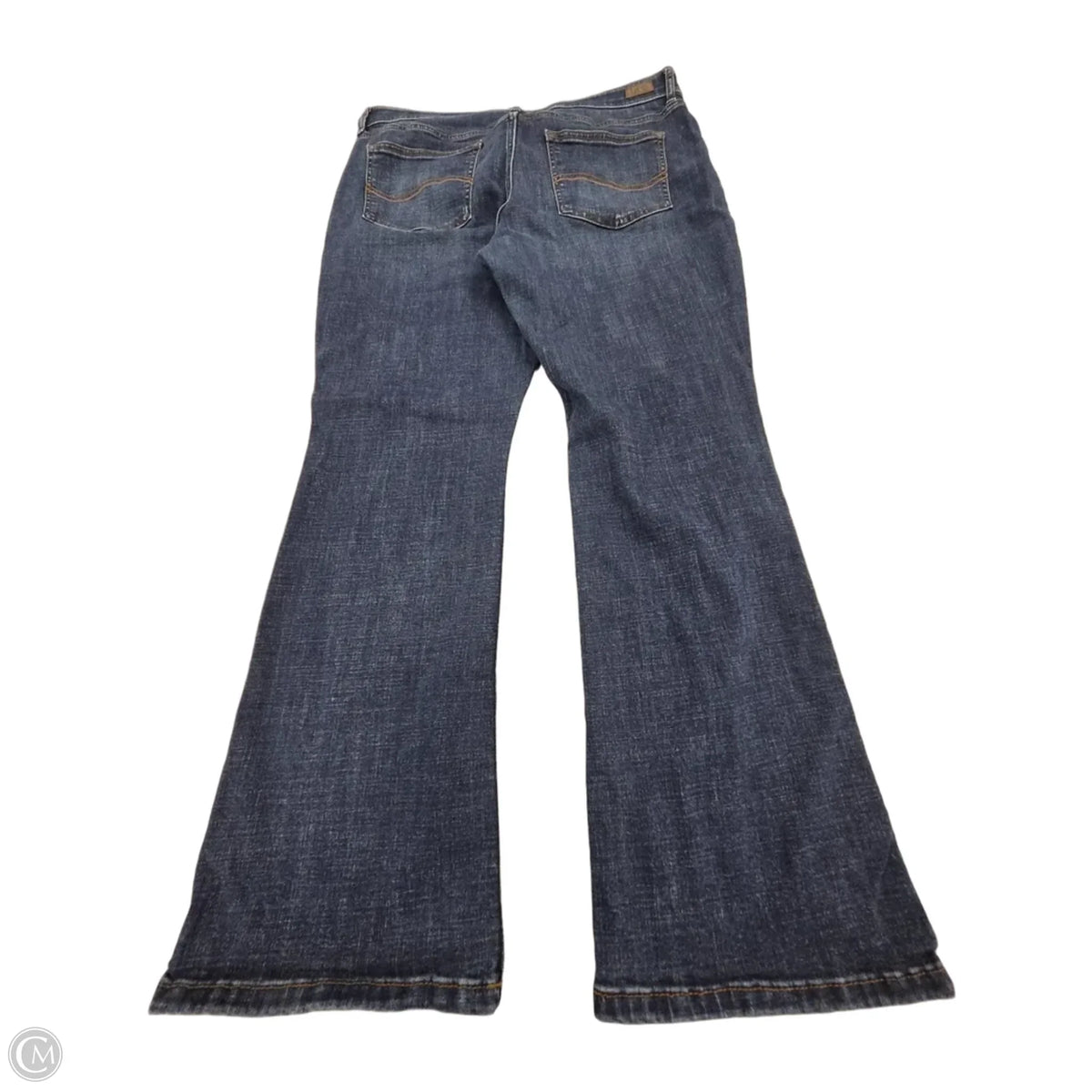 Jeans Boot Cut By Lee In Blue Denim, Size: 16
