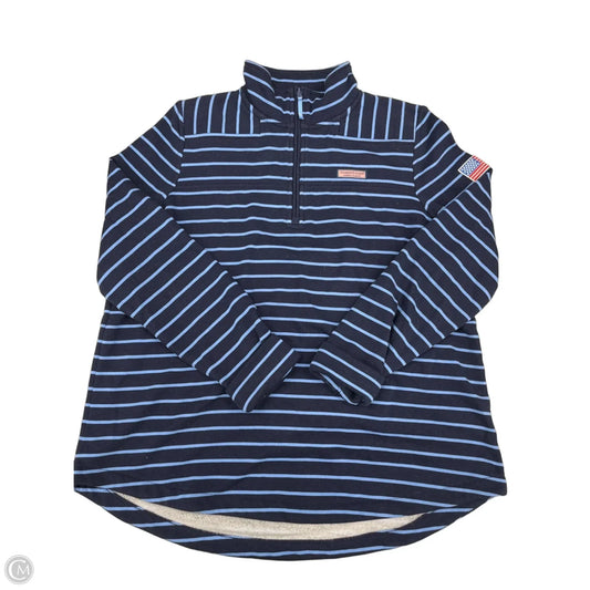Top Long Sleeve By Vineyard Vines In Navy, Size: Xl