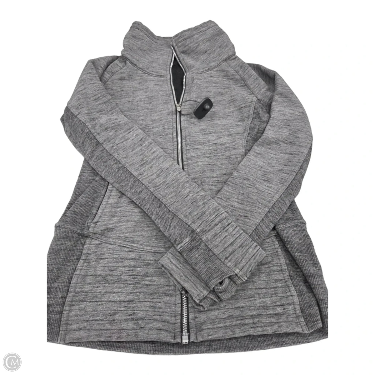 Sweatshirt Collar By Lululemon In Grey, Size: 6