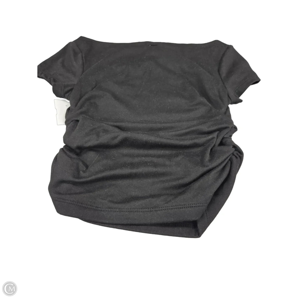 Top Short Sleeve By Cmf In Black, Size: S