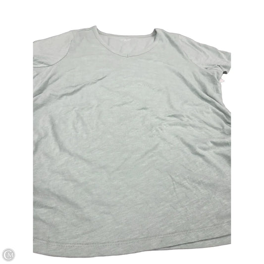 Top Short Sleeve By Lane Bryant In Green, Size: Xl