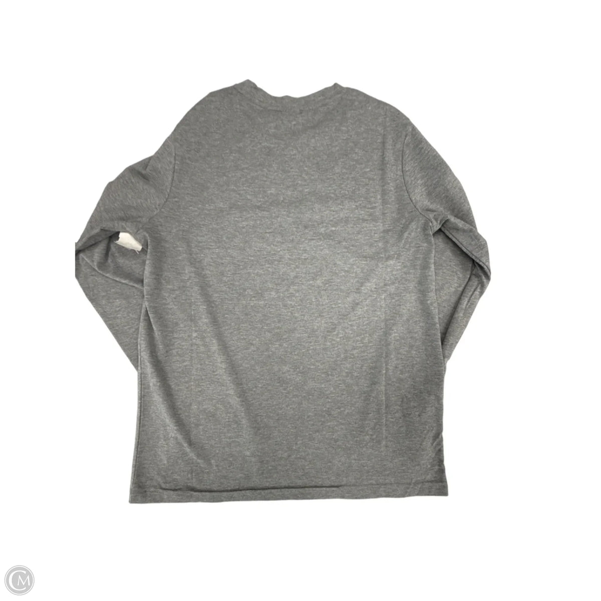 Top Long Sleeve By Authentic In Grey, Size: M