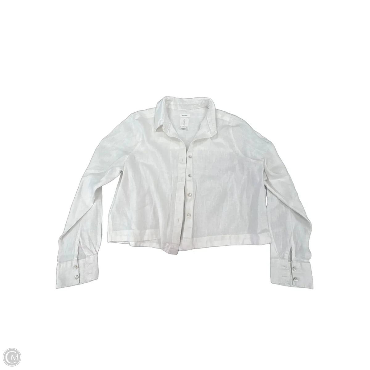 Top Long Sleeve By Joie In White, Size: Sp