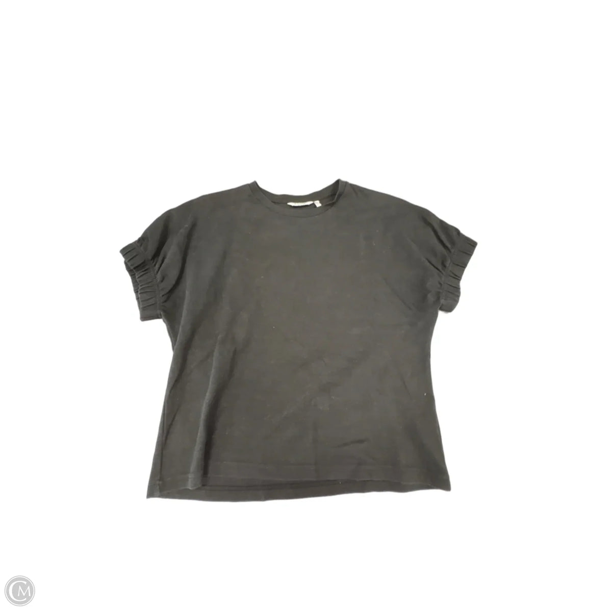 Top Short Sleeve By Cmc In Black, Size: S