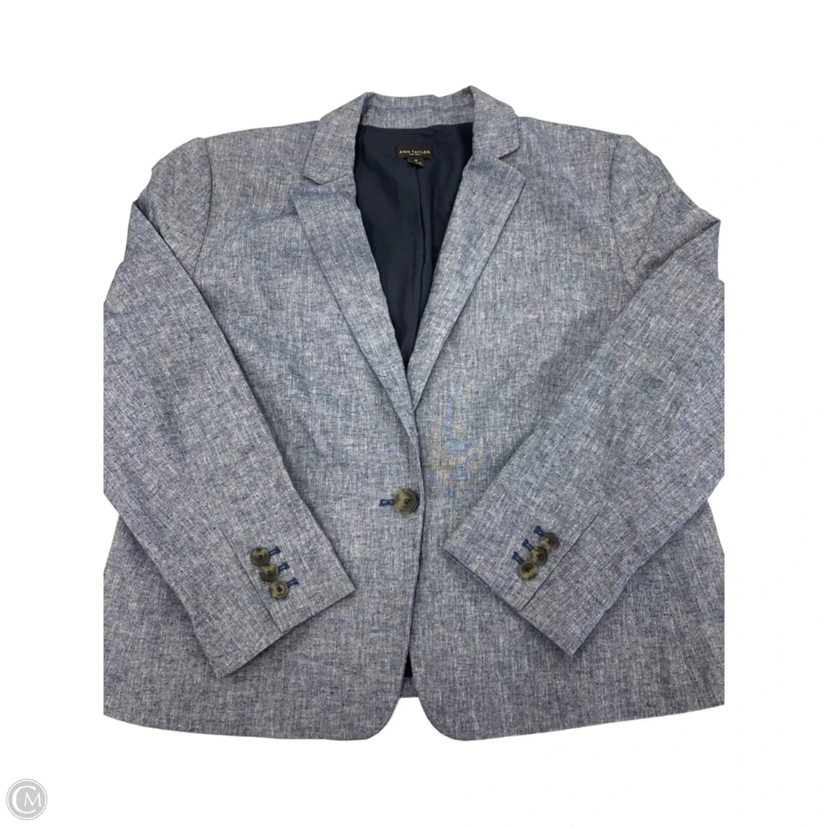 Blazer By Ann Taylor In Blue, Size: L