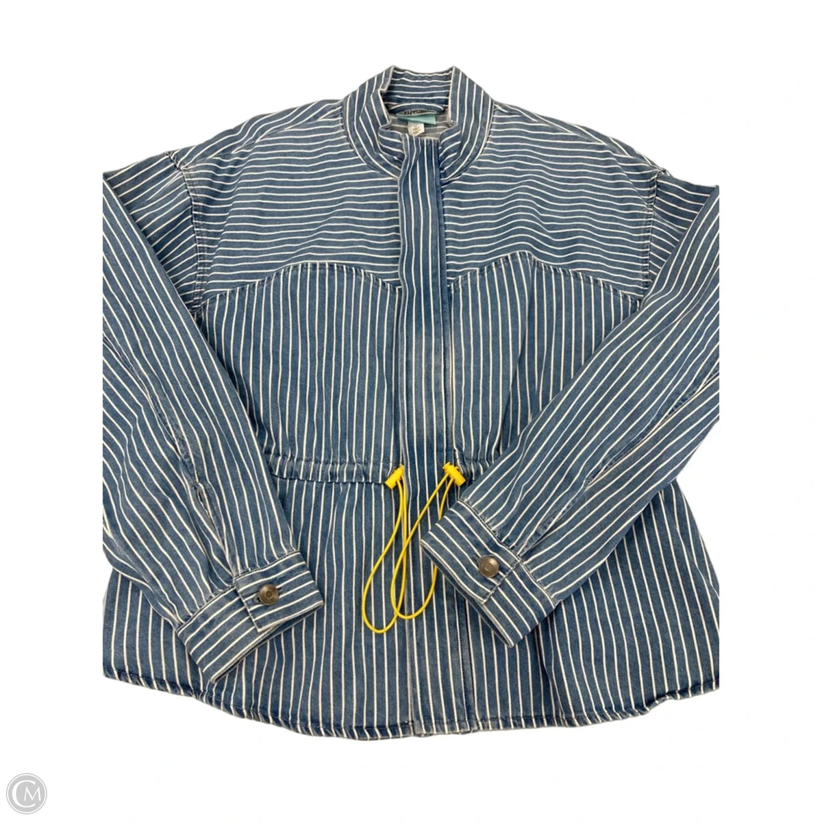 Jacket Denim By Future Collective In Blue Denim, Size: Xl