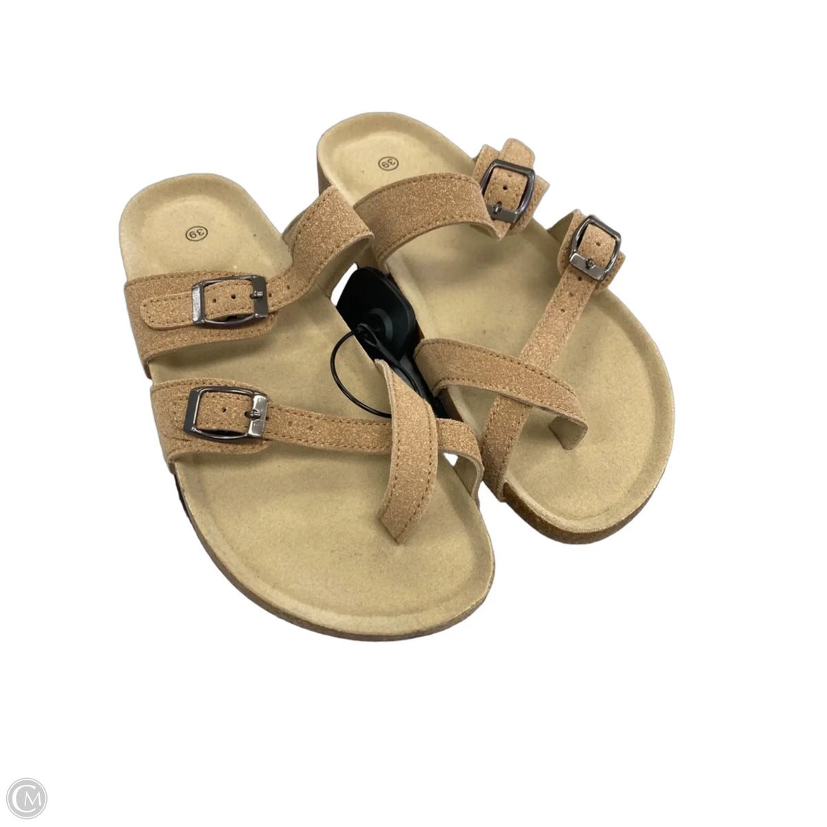 Sandals Flats By Cmf In Tan, Size: 8
