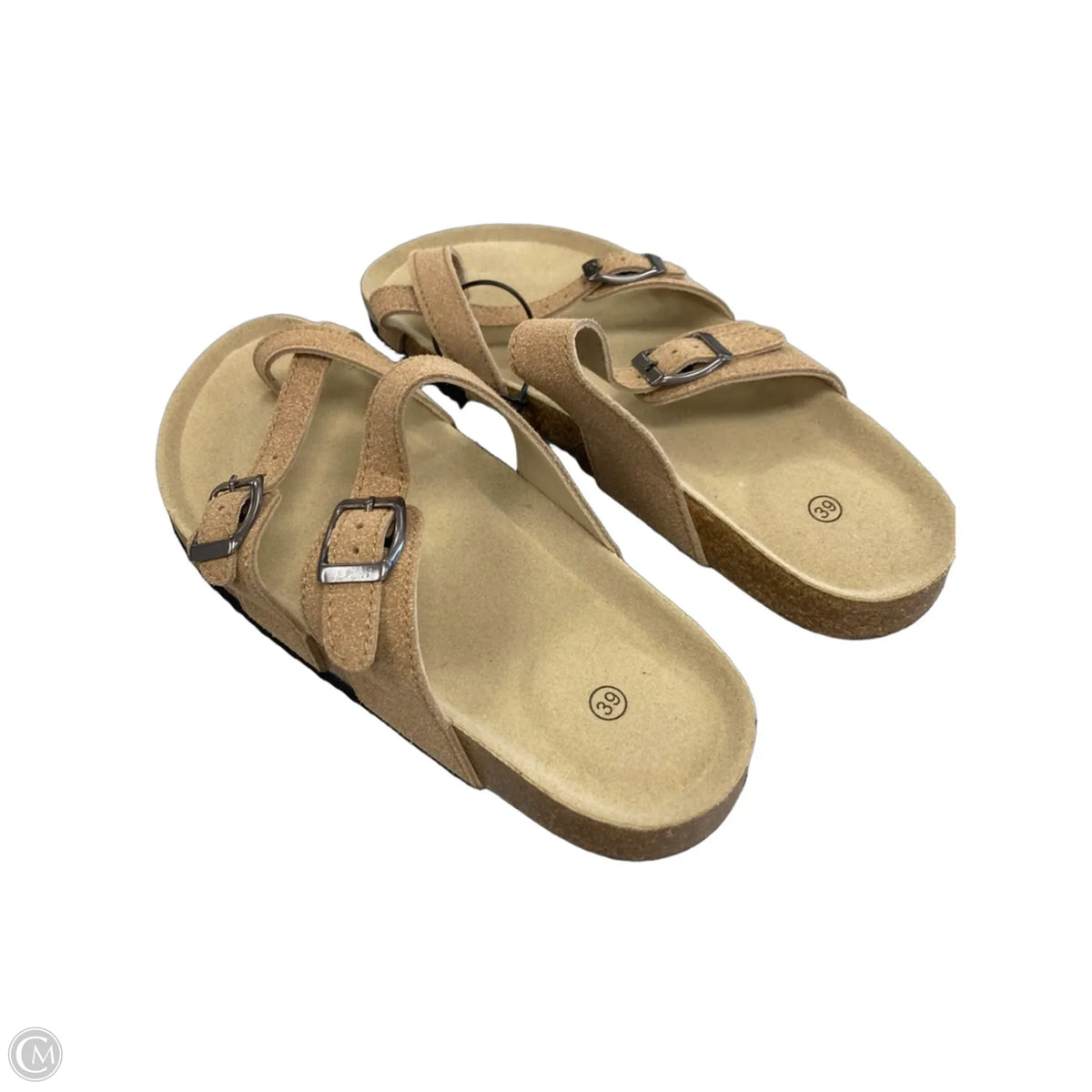 Sandals Flats By Cmf In Tan, Size: 8
