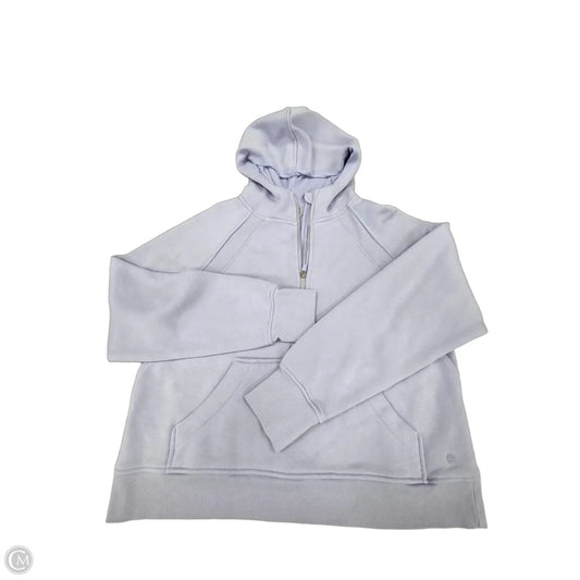 Sweatshirt Hoodie By Danskin In Purple, Size: L