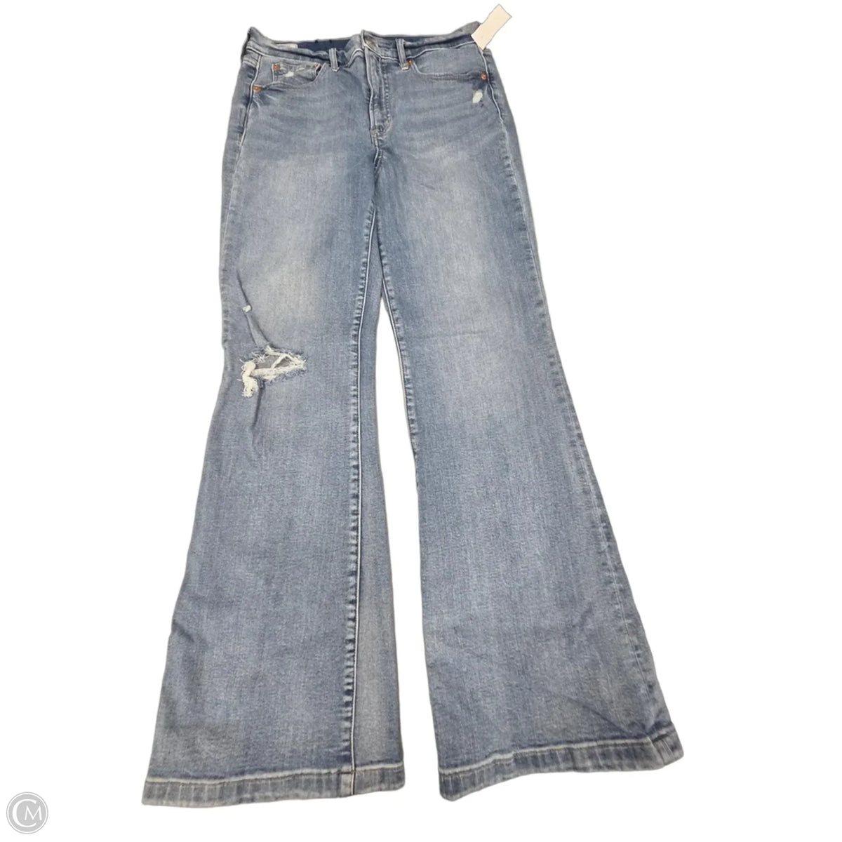 Jeans Flared By Gap In Blue Denim, Size: 12
