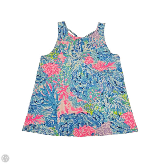 Tank Top Designer By Lilly Pulitzer In Blue, Size: S