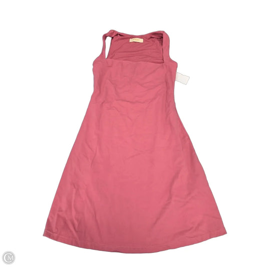 Dress Casual Short By Qinsen In Pink, Size: S