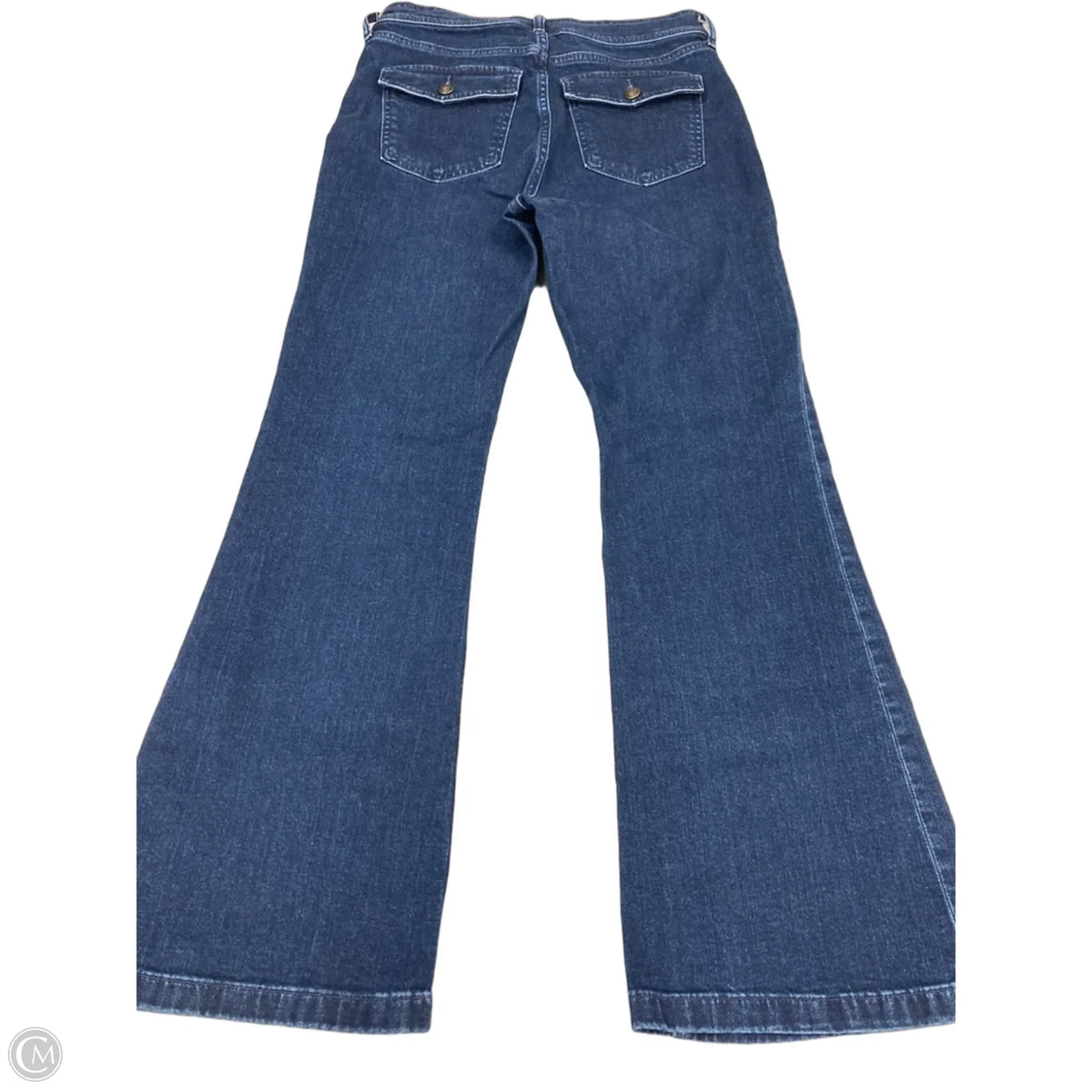 Jeans Flared By Gap In Blue Denim, Size: 10