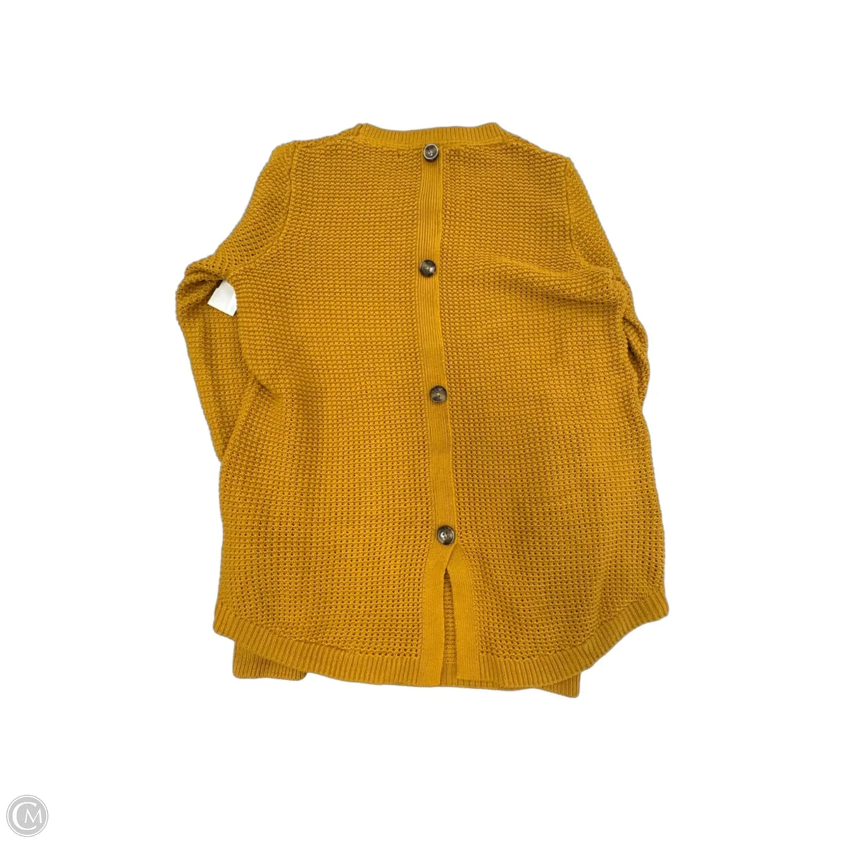Top Long Sleeve By Max Studio In Gold, Size: M