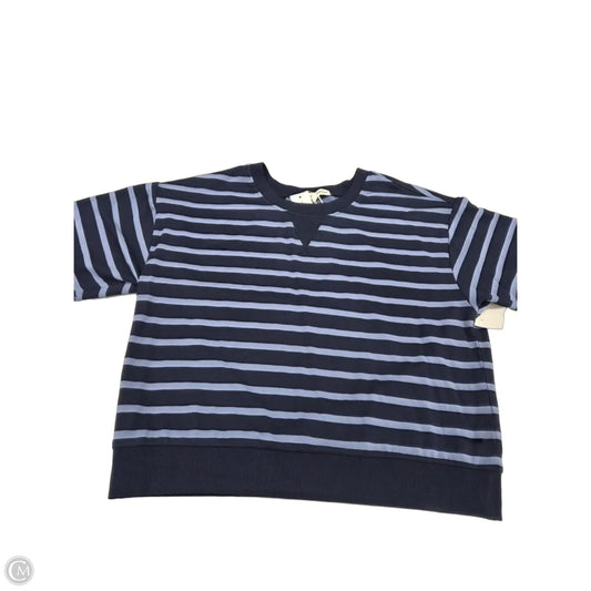 Top Short Sleeve By Z Supply In Blue, Size: M