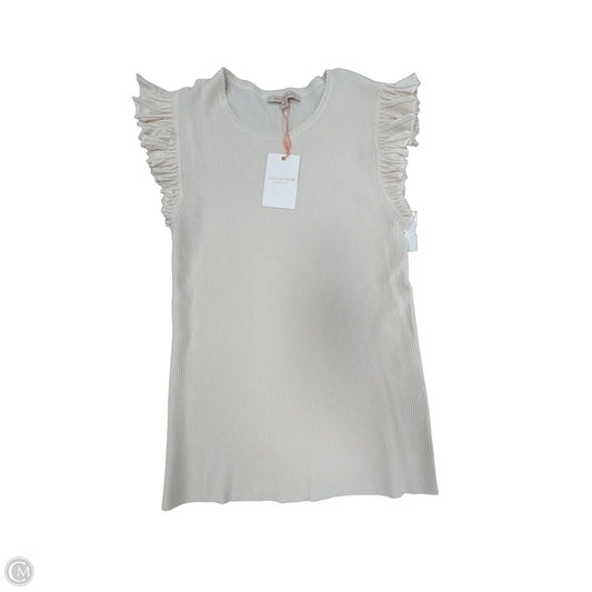 Top Sleeveless By Skies Are Blue In Cream, Size: M