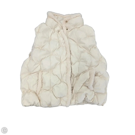 Vest Puffer & Quilted By Chicos In Cream, Size: Xl