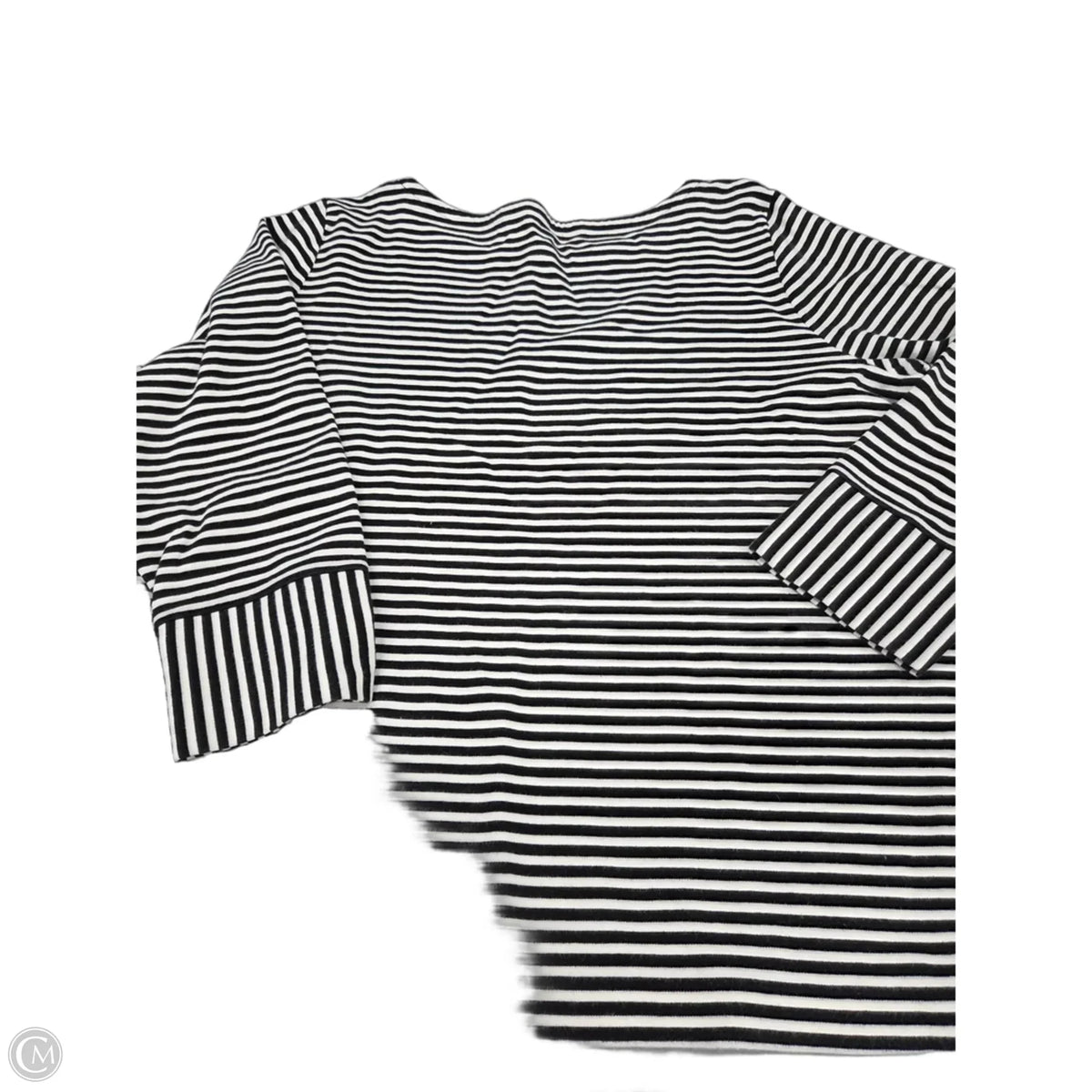 Top Long Sleeve By Talbots In Striped Pattern, Size: 3x