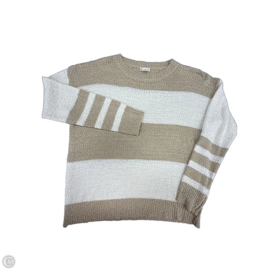 Sweater By Hem & Thread In Tan, Size: S