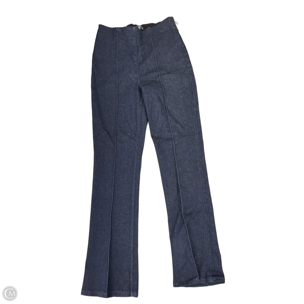 Jeans Flared By Spanx In Blue Denim, Size: 12