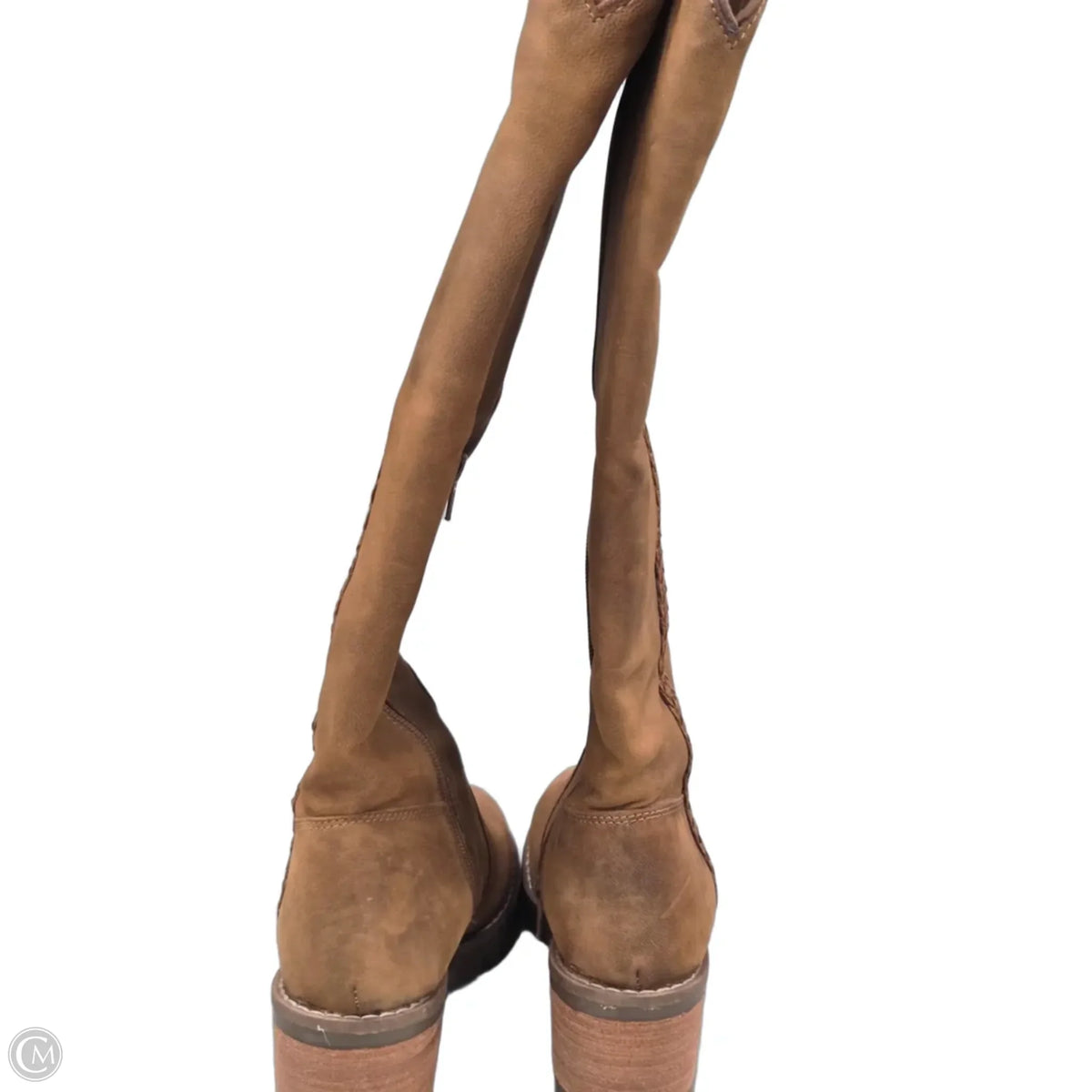 Boots Mid-calf Heels By Coconuts In Brown, Size: 9