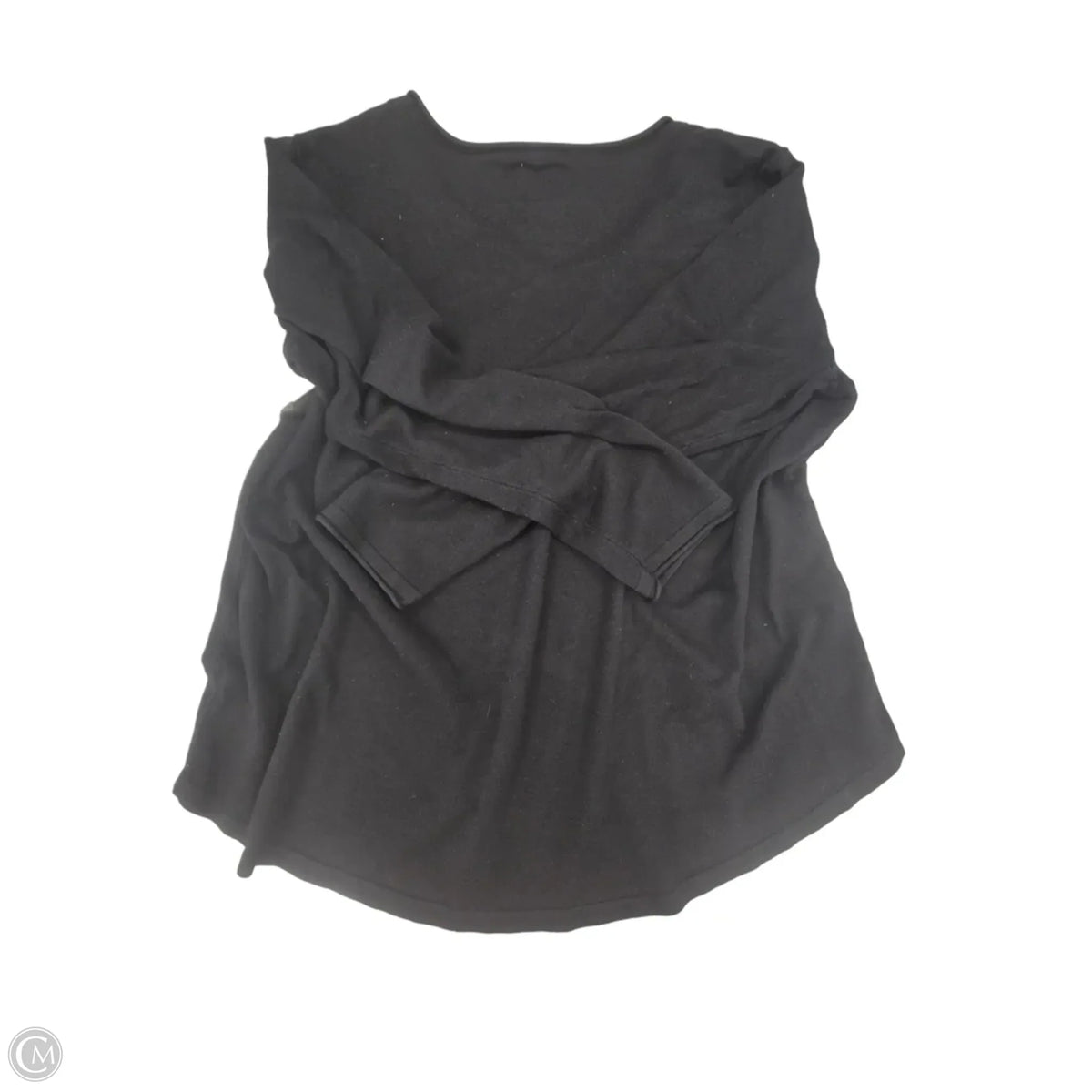 Top Long Sleeve Basic By Chicos In Black, Size: Xl
