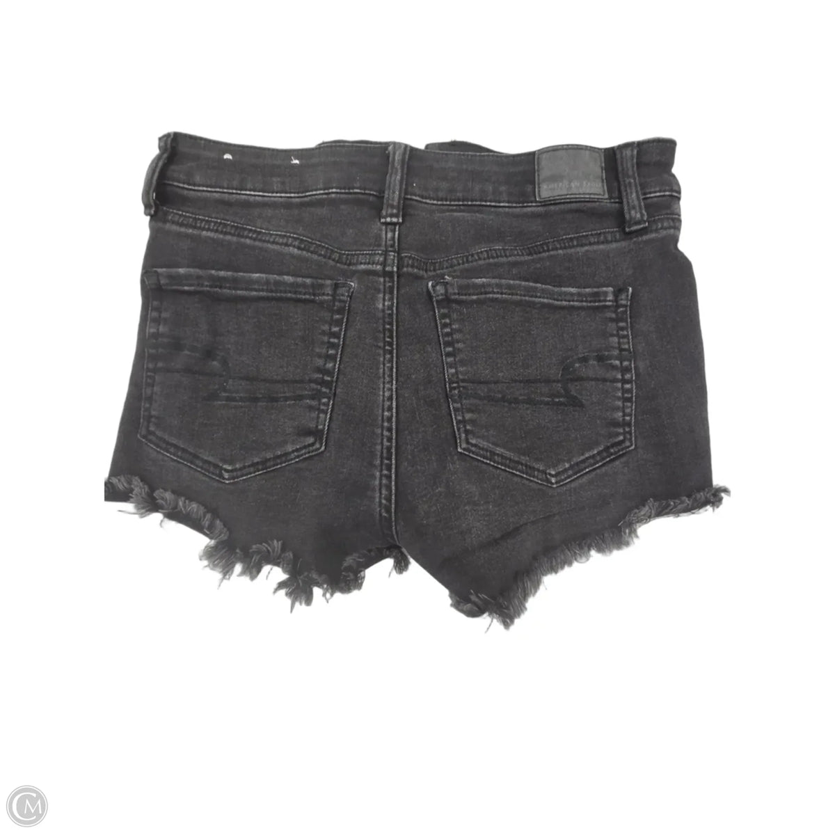 Shorts By American Eagle In Black Denim, Size: 4