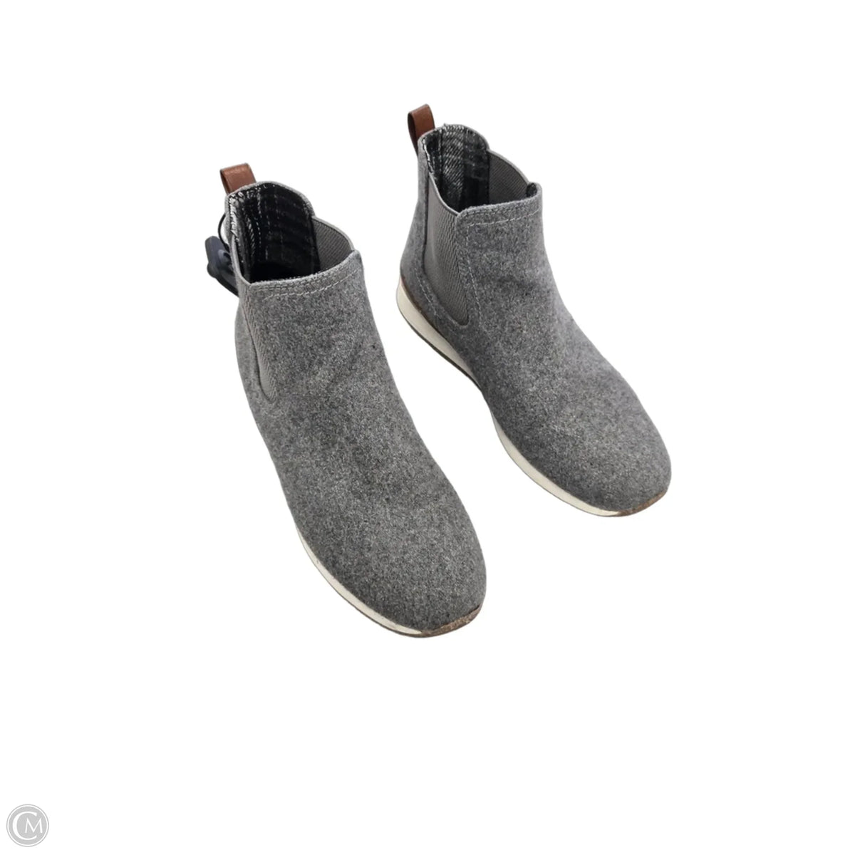 Boots Ankle Flats By Boc In Grey, Size: 9