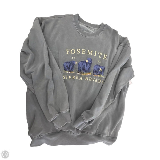Sweatshirt Crewneck By Cmc In Green, Size: L