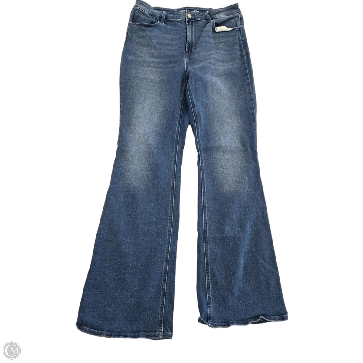 Jeans Flared By Old Navy In Blue Denim, Size: 12l