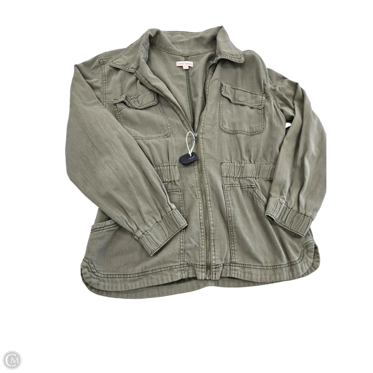 Jacket Utility By Knox Rose In Green, Size: Xl
