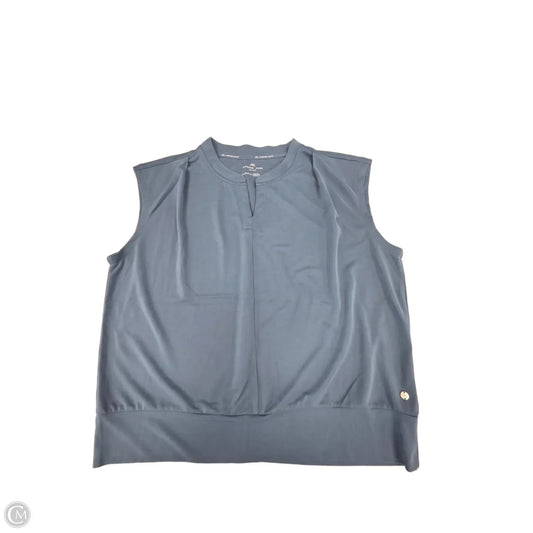 Tank Top By Andrew Marc In Blue, Size: 2x