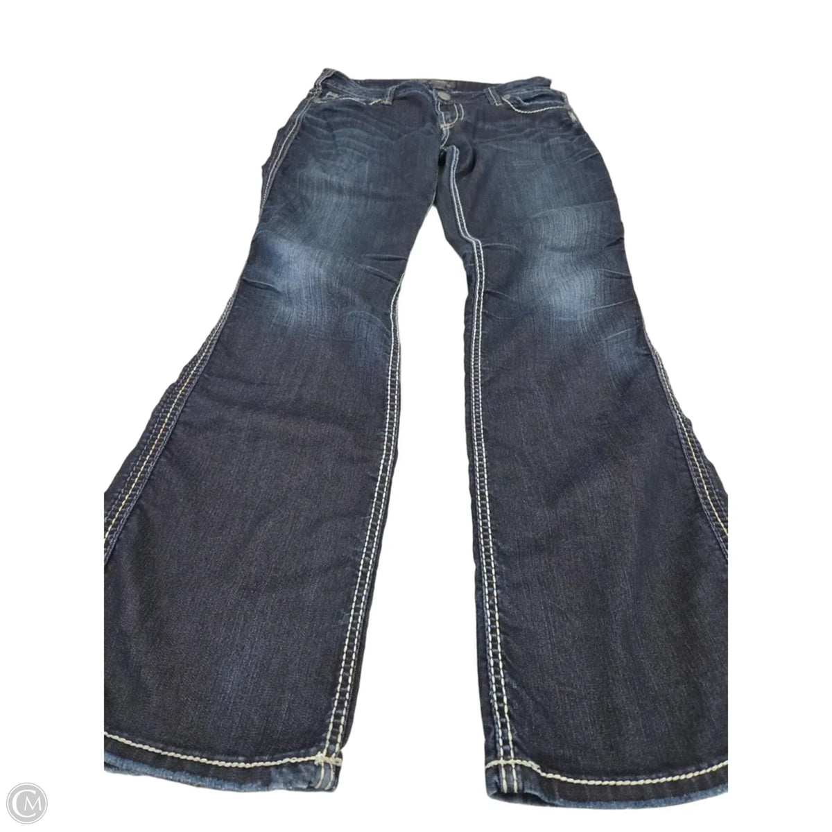 Jeans Boot Cut By Silver In Blue Denim, Size: 10