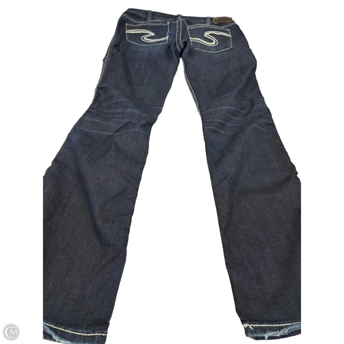 Jeans Boot Cut By Silver In Blue Denim, Size: 10