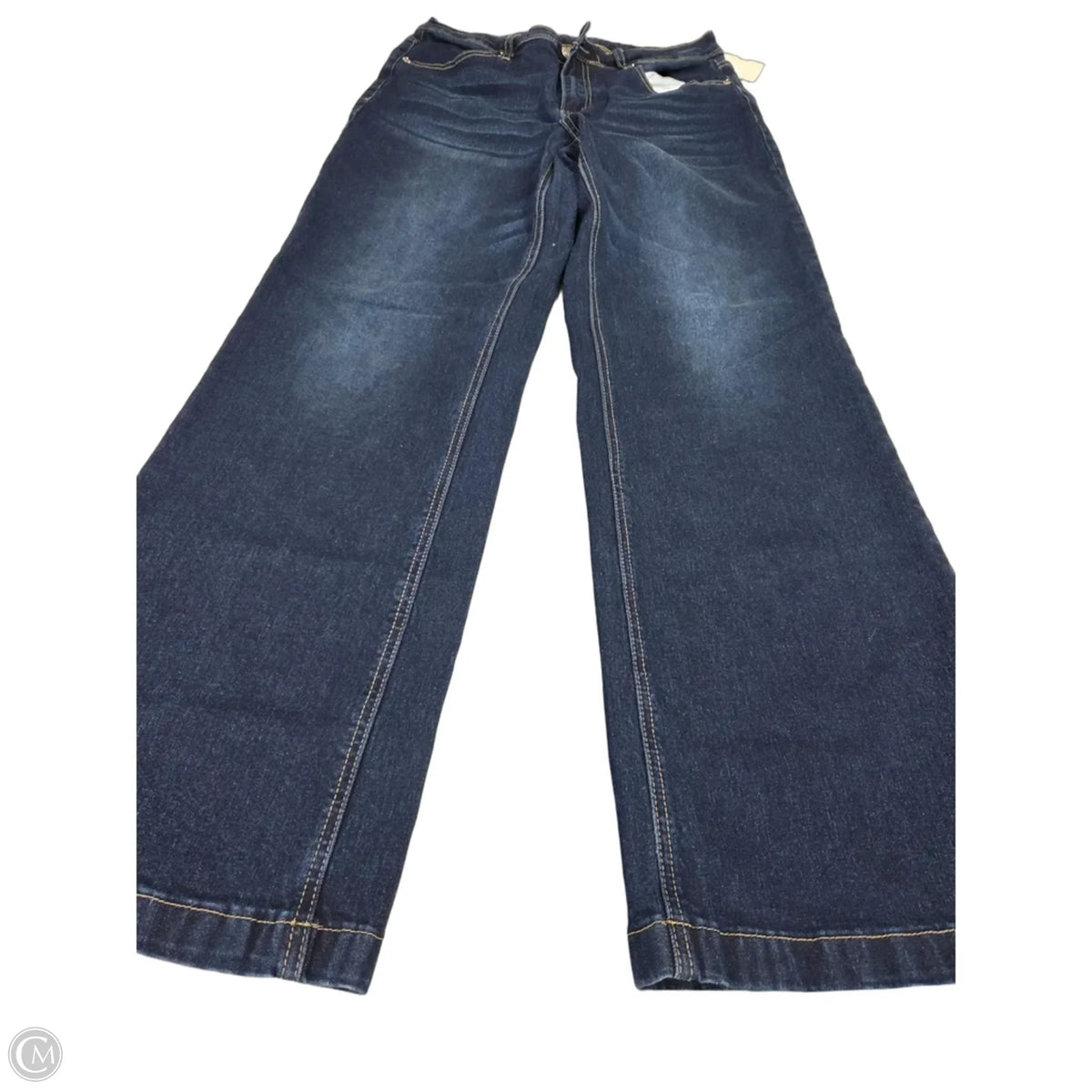Jeans Flared By Cmf In Blue Denim, Size: 10