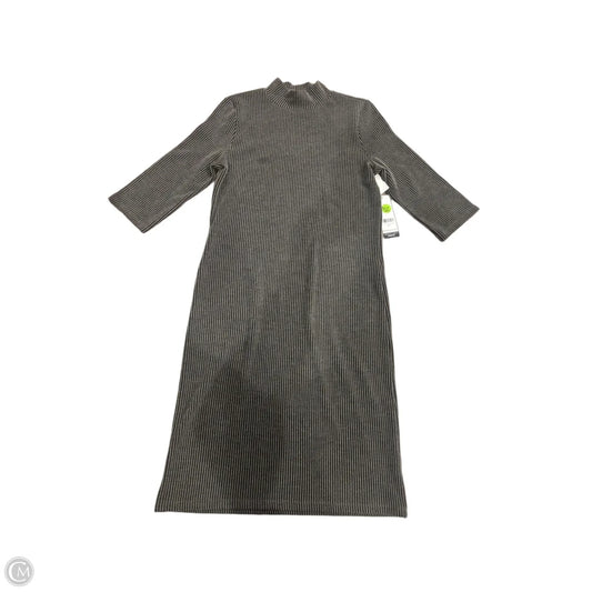 Dress Casual Midi By Cme In Grey, Size: L