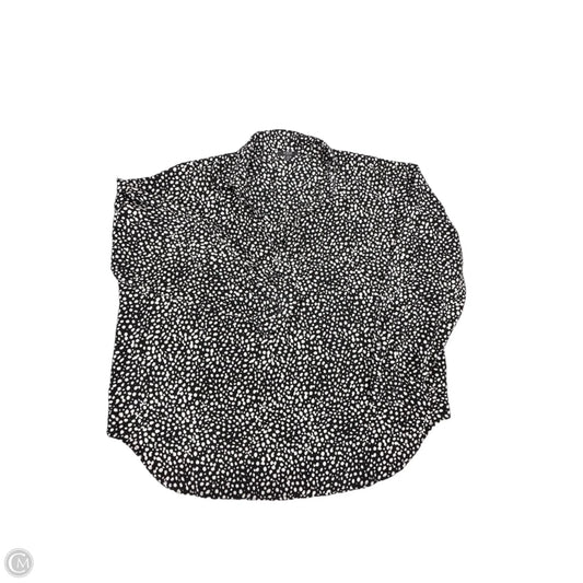 Top Long Sleeve By Not Your Daughters Jeans In Black & White, Size: Xl