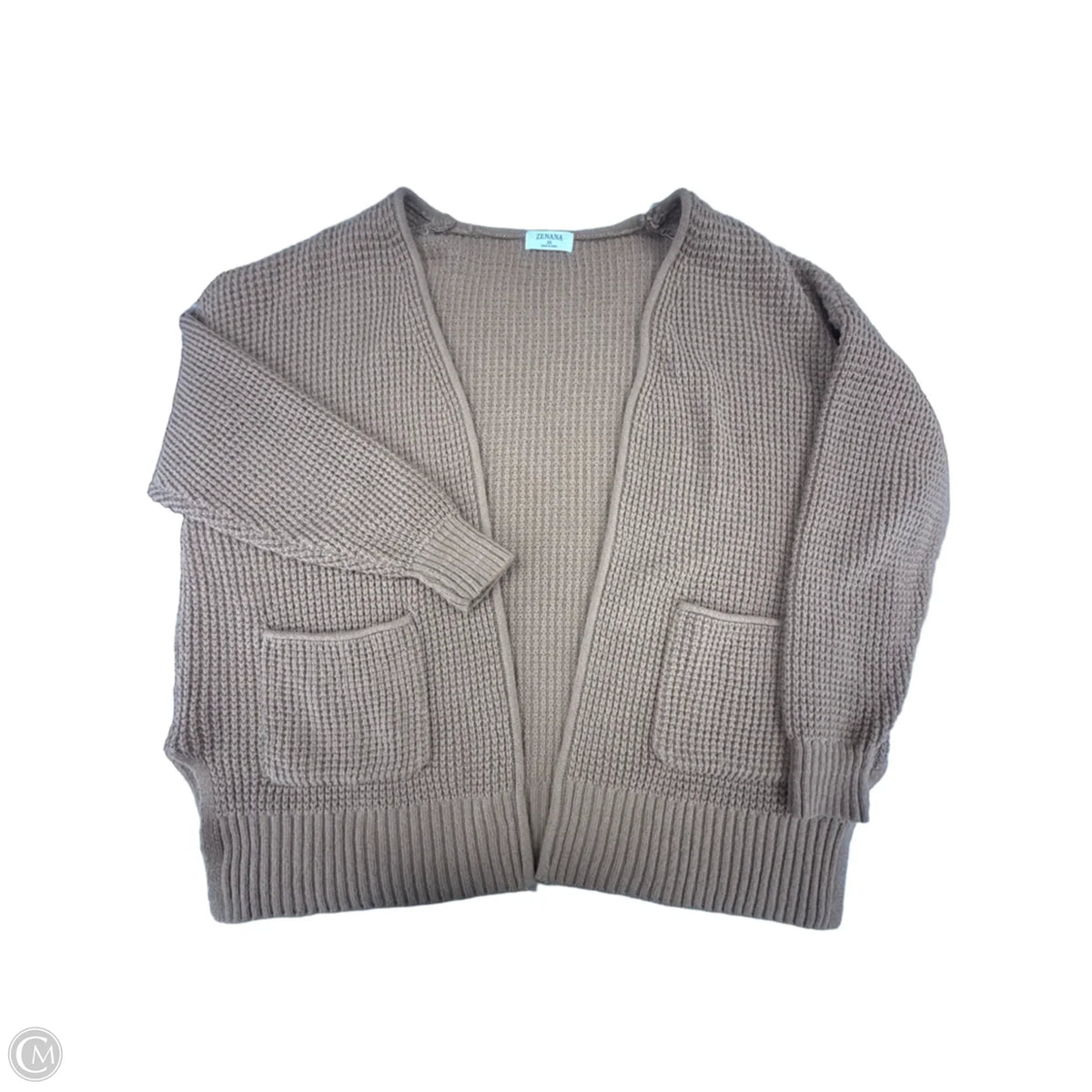 Cardigan By Zenana In Brown, Size: 2x